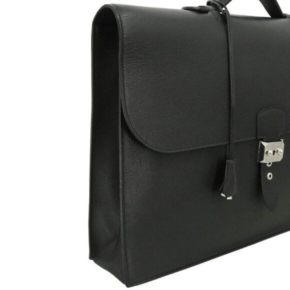 Hermes Black Vache Liegee Sac a Depeches 41 Briefcase - Picture 3 of 10